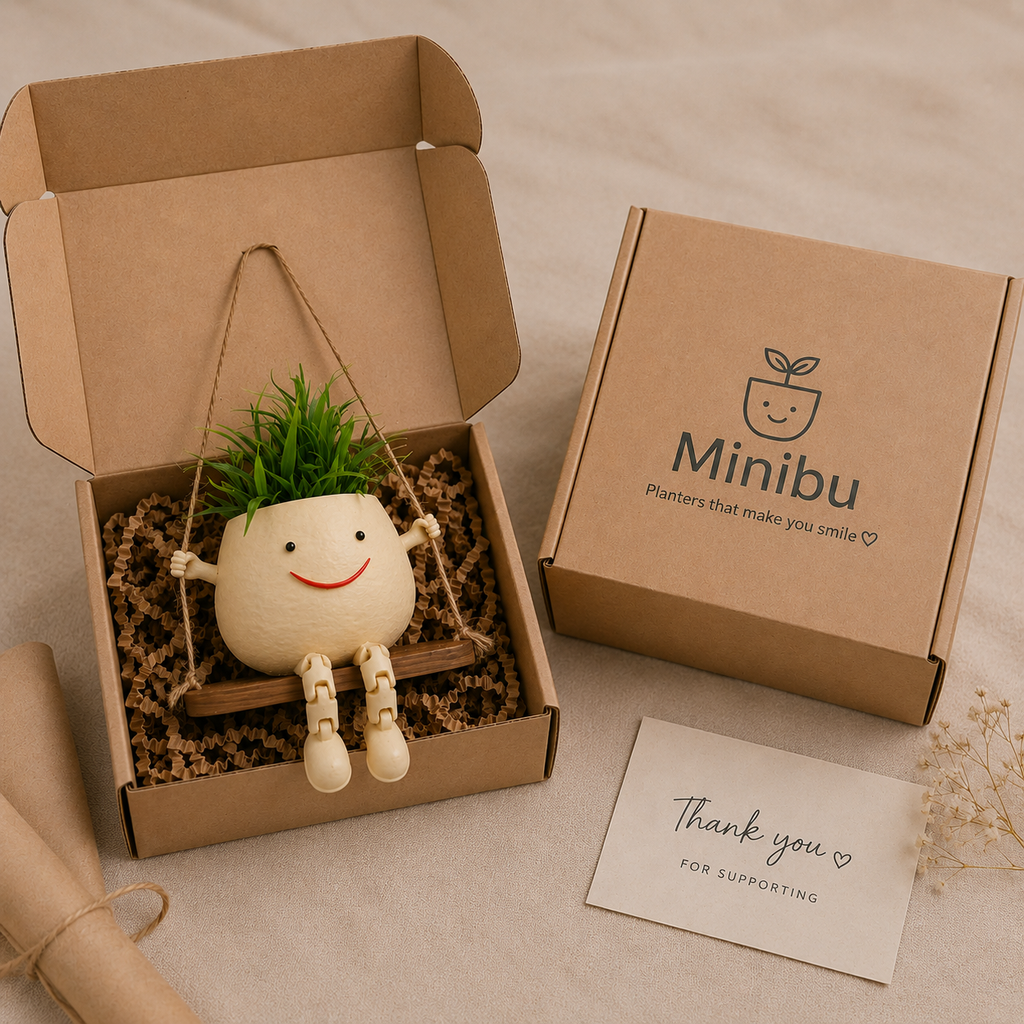 Minibu™ Swinging 'I'm fine' Pot