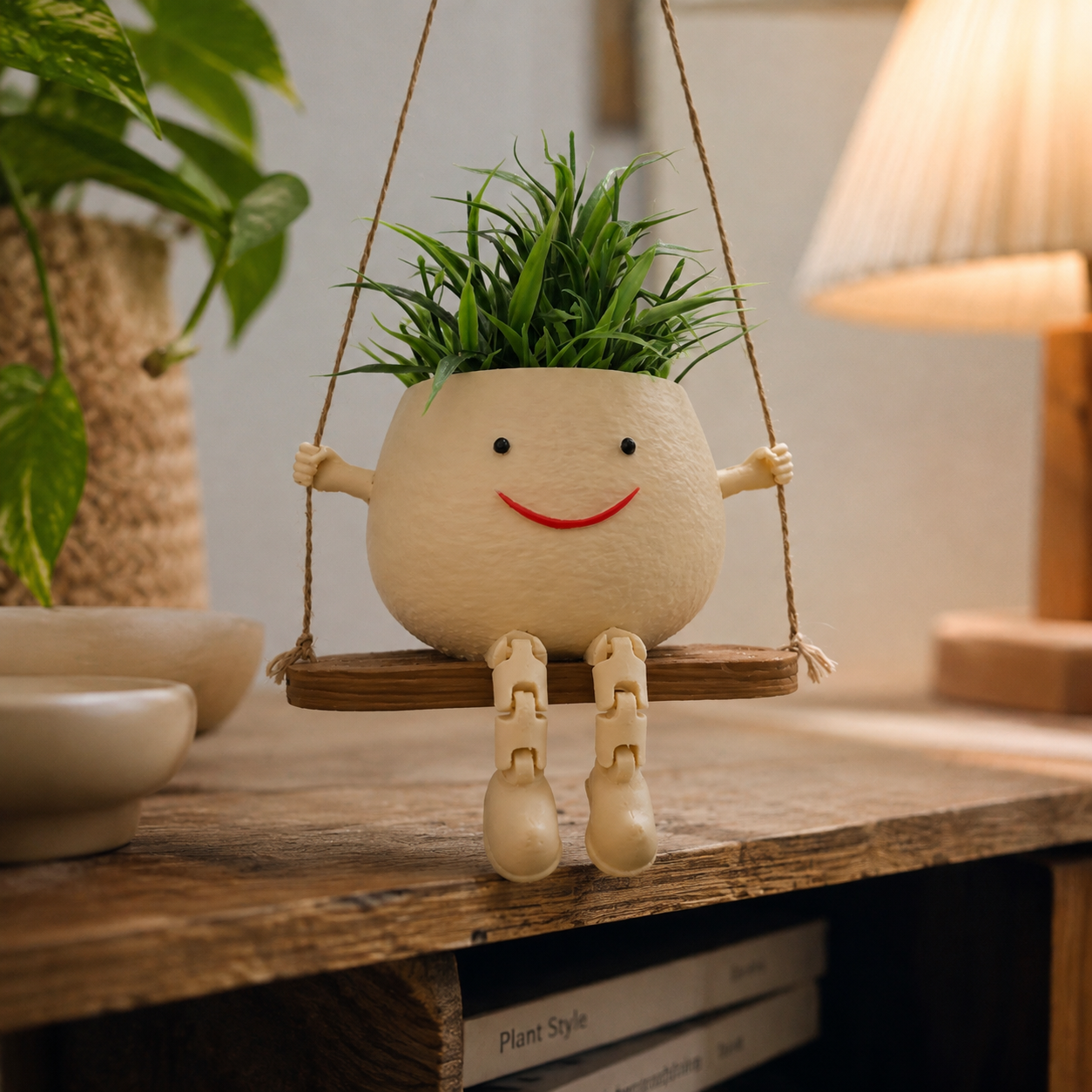 Minibu™ Swinging 'I'm fine' Pot