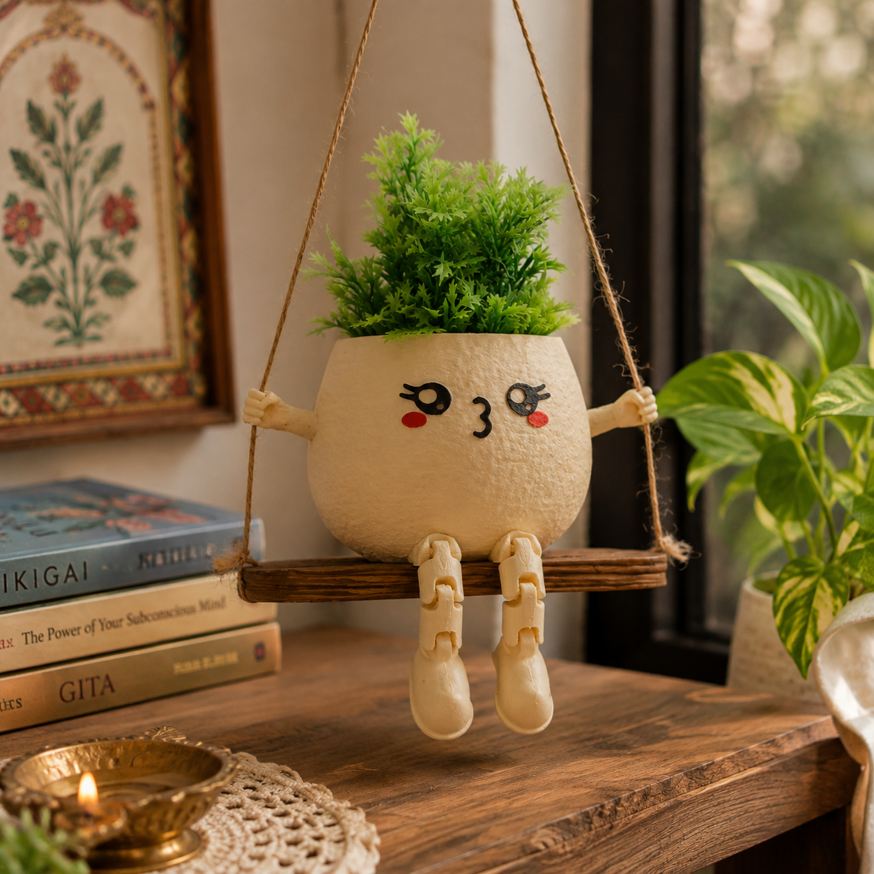 Minibu™ Hanging Planter- Blush