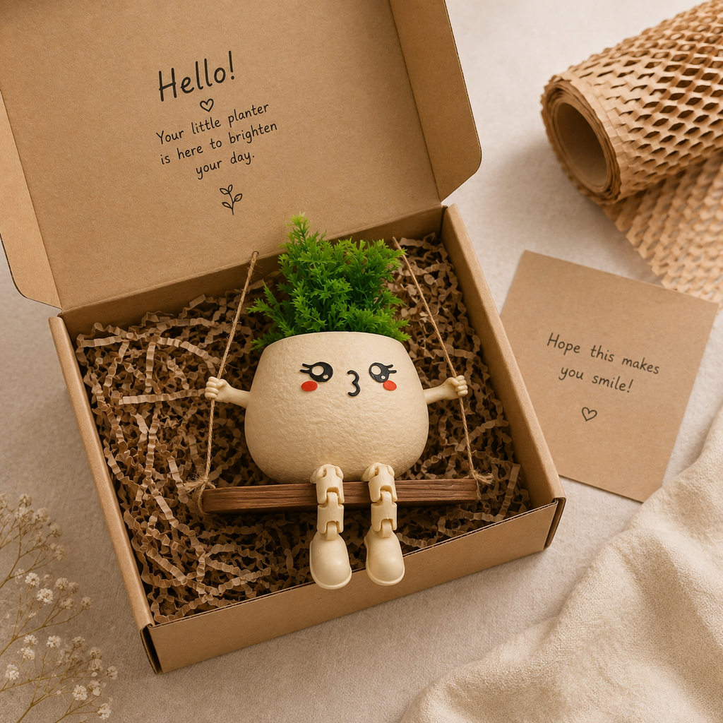 Minibu™ Hanging Planter- Blush