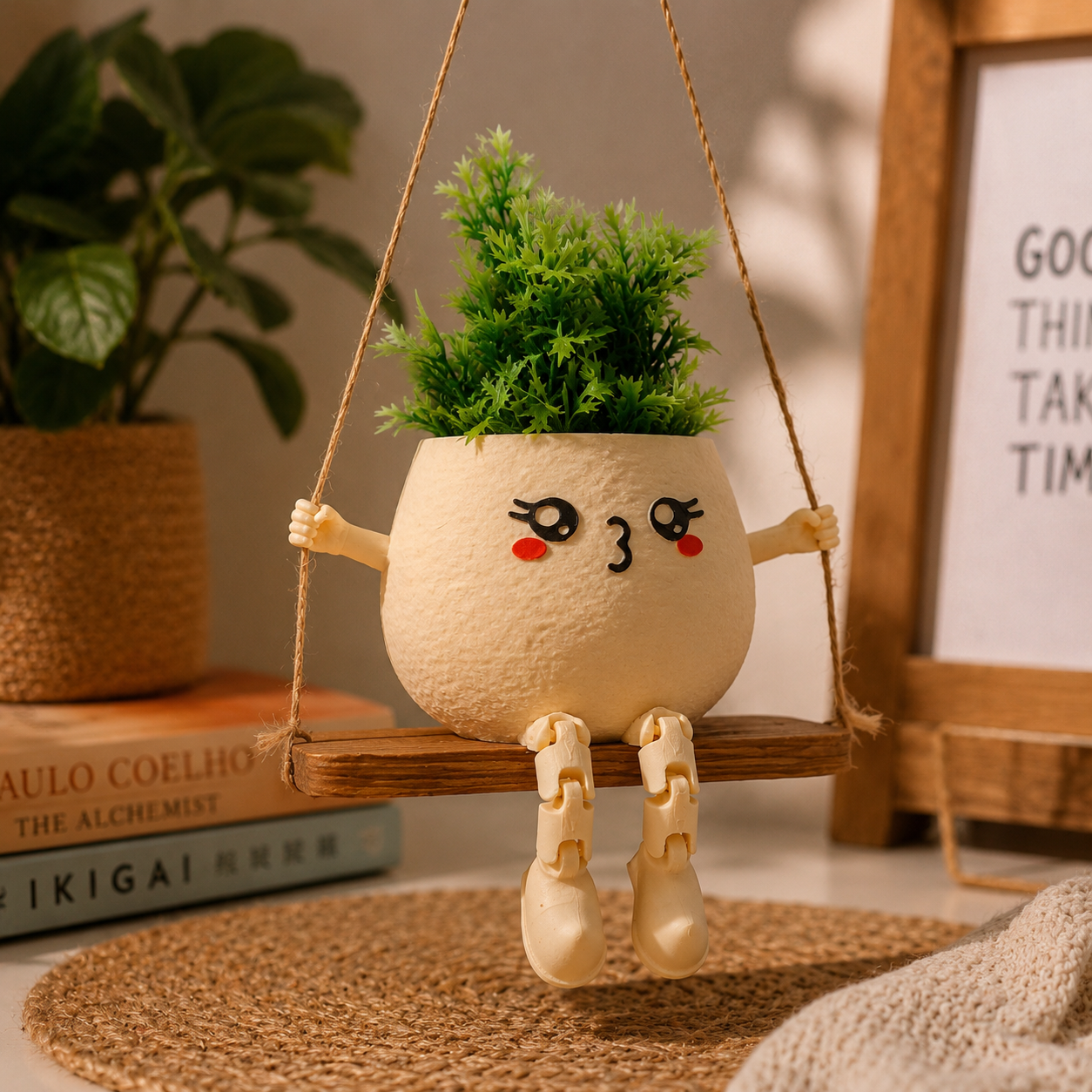 Minibu™ Hanging Planter- Blush