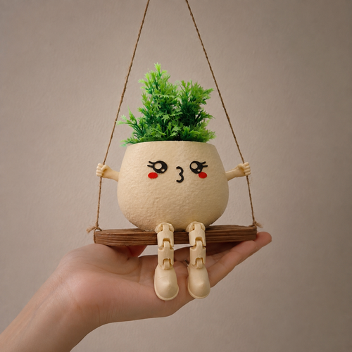Minibu™ Hanging Planter- Blush