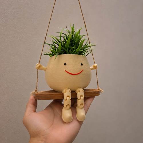 Minibu™ Swinging 'I'm fine' Pot